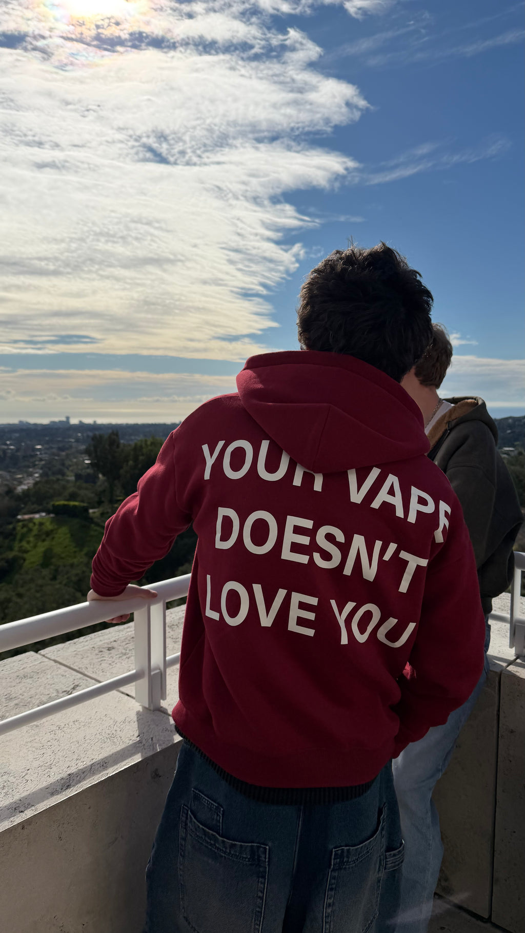 "YOUR VAPE DOESN'T LOVE YOU" Boxy Fit Hoodie