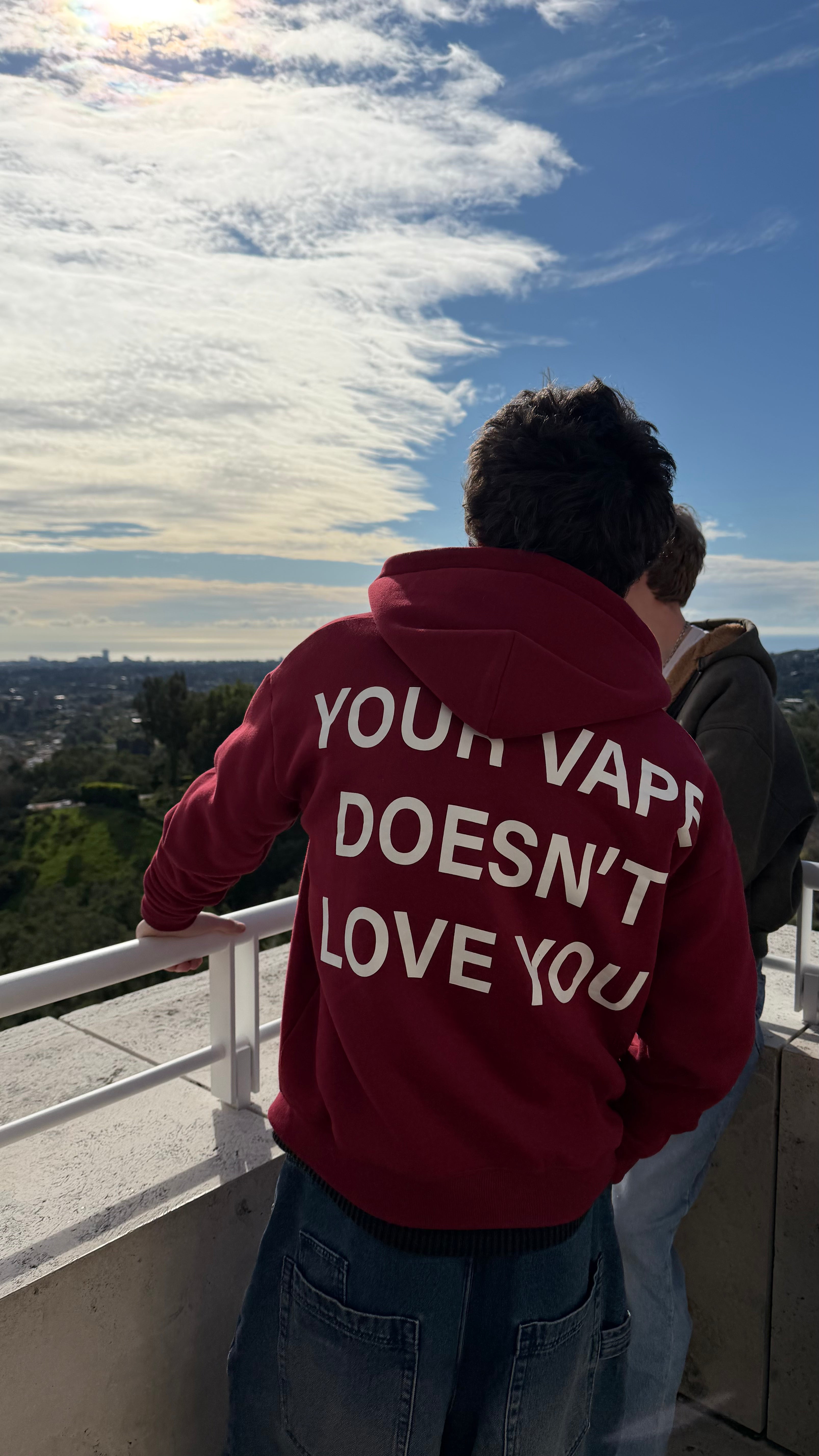 "YOUR VAPE DOESN'T LOVE YOU" Boxy Fit Hoodie