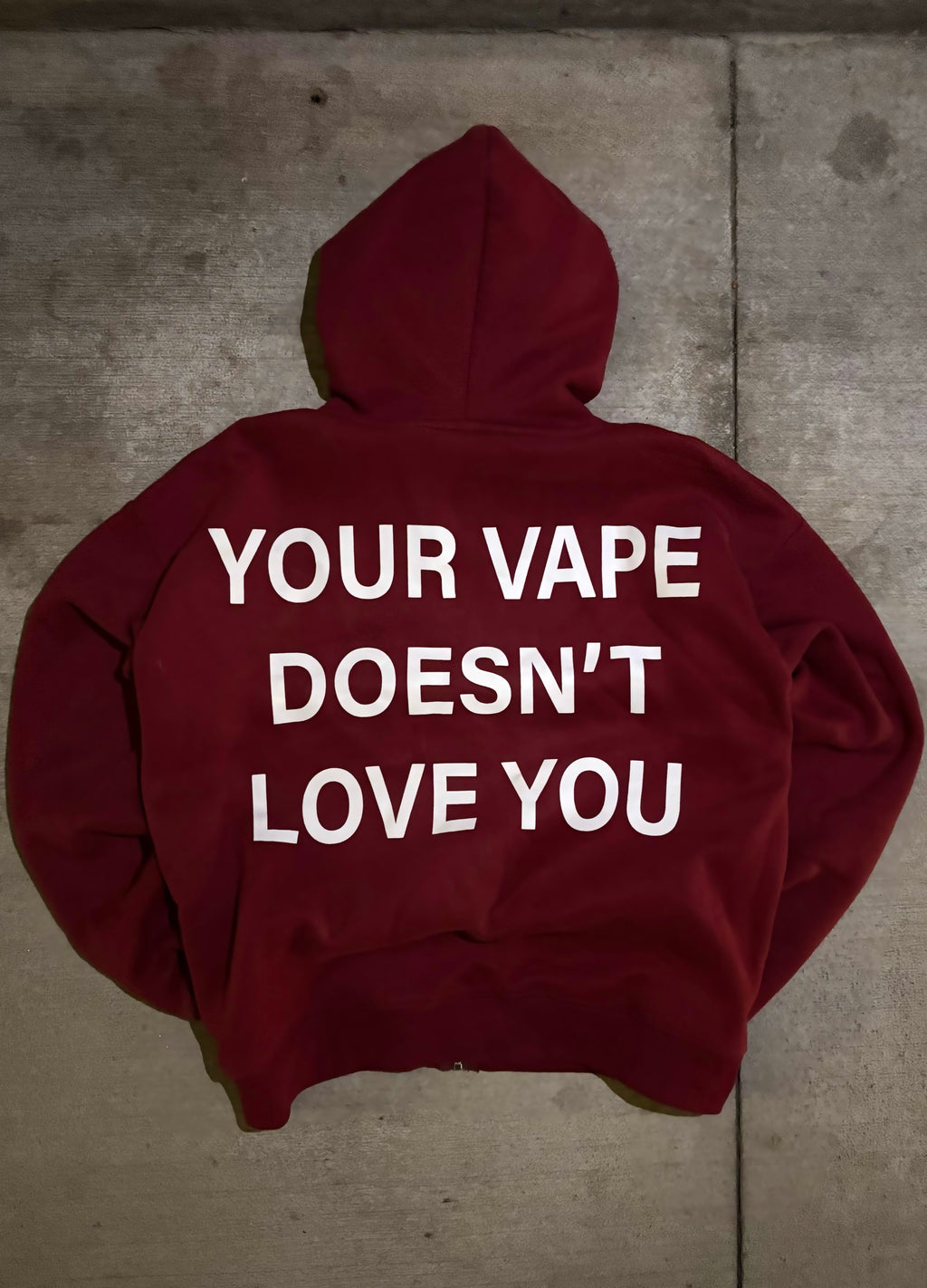 "YOUR VAPE DOESN'T LOVE YOU" Boxy Fit Hoodie