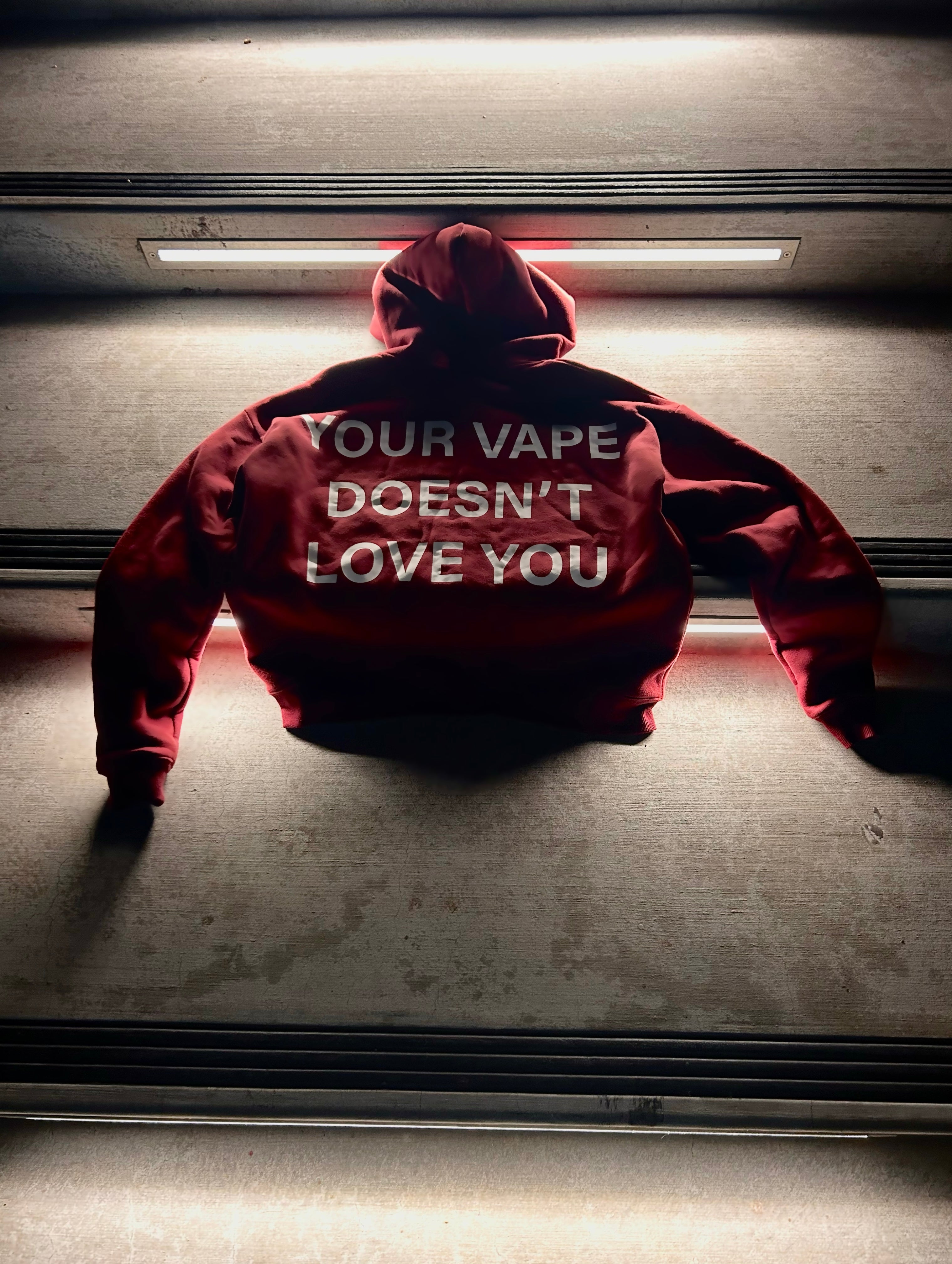 "YOUR VAPE DOESN'T LOVE YOU" Boxy Fit Hoodie